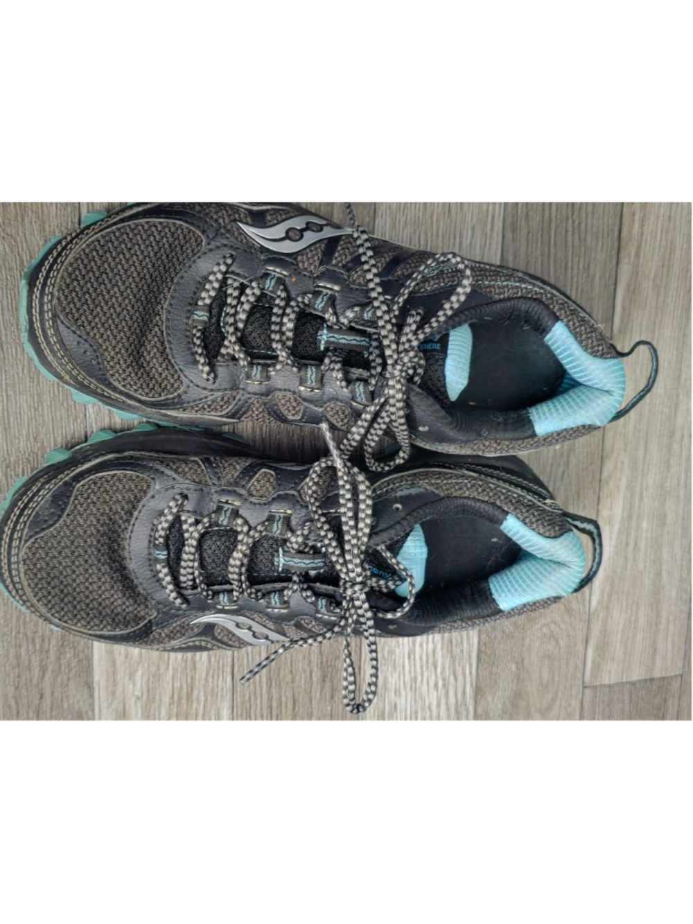 Women's Saucony Athletic Shoes 6.5 Black Blue‎